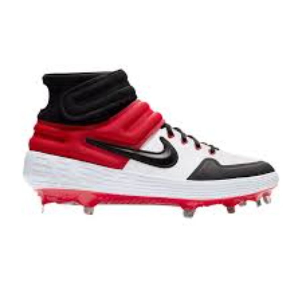 ALPHA HUARACHE ELITE 2 MID 'BLACK UNIVERSITY RED'